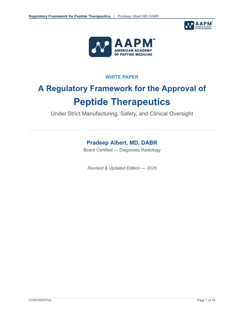 AAPM White Paper — page 1 preview (cover)